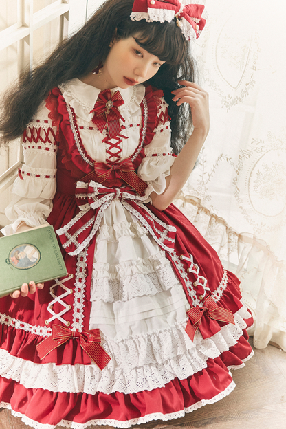 Chic ribbon doll Lolita dress