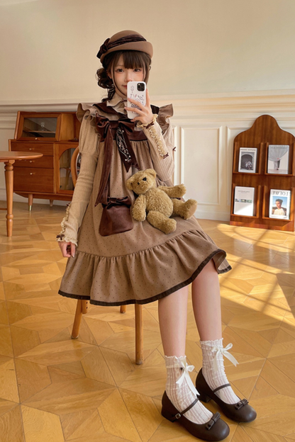 エーデルワイスフライスリーブドレス