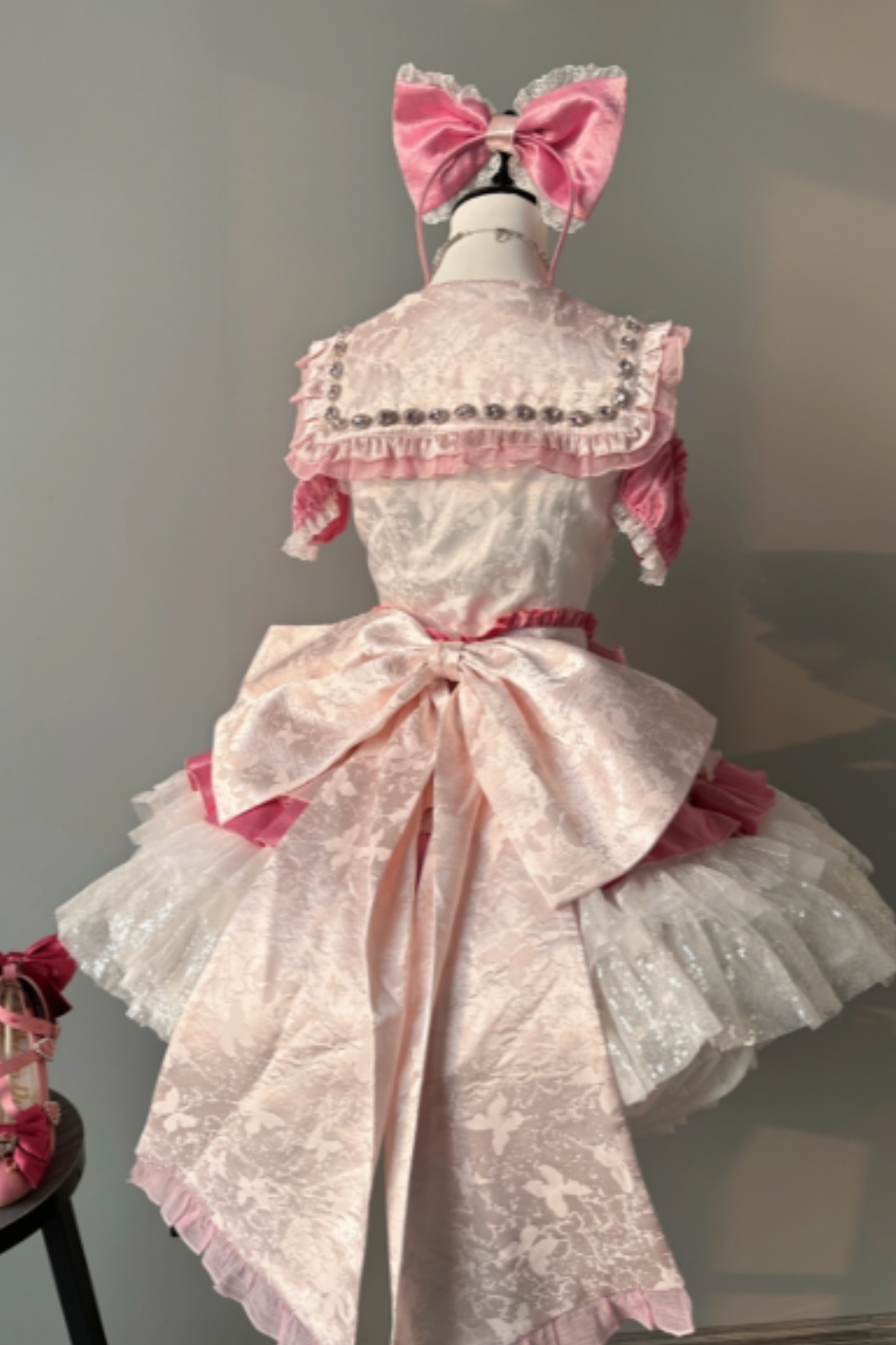 [Vorbestellung bis 23. März] Idol-Star-Lolita-Oberteil + Rock + Accessoires