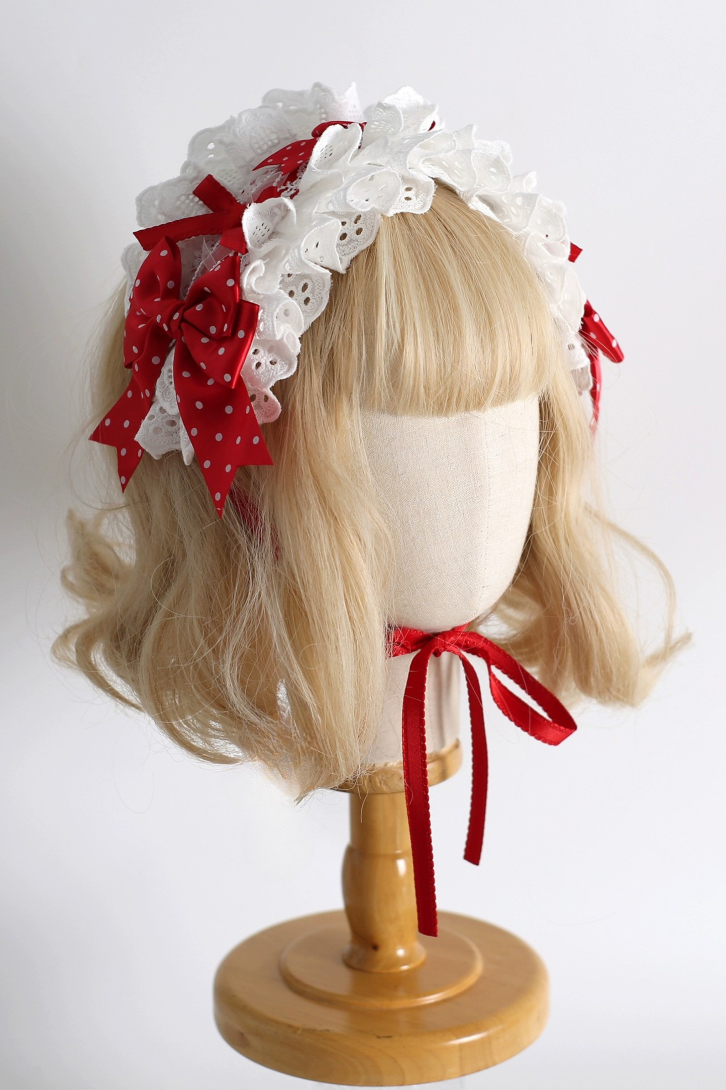 ストロベリードットケーキヘアアクセサリー