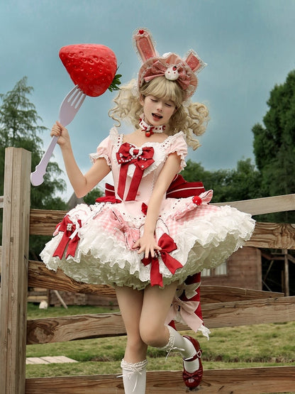 [February 26 Reservation Deadline] Sweet Berry Rabbit Lolita Doll Dress + Dress Set