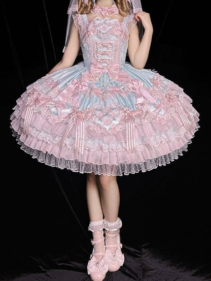 【12月26日予約締切】ピュアスイートローズファンタジーティアードロリータドレス