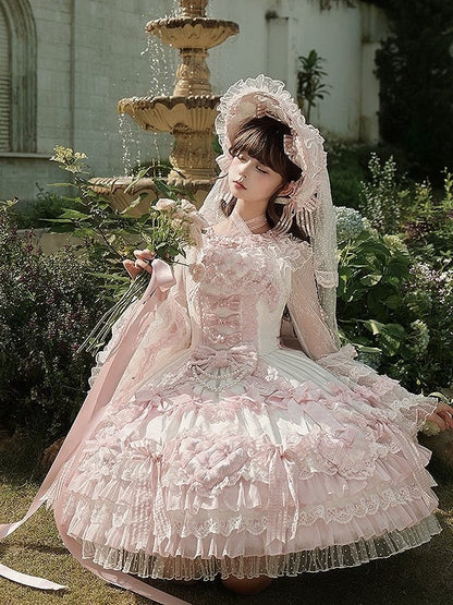 【12月26日予約締切】ピュアスイートローズファンタジーティアードロリータドレス