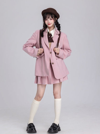 Embrell College Style Jacket + Skirt