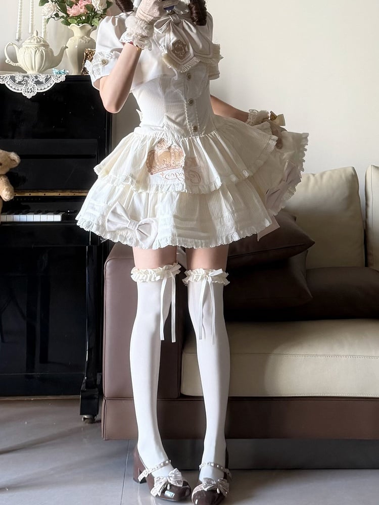 [Pre-order Deadline: March 31] Magical Academy Elegant Crown Embroidery Dress Type A/B