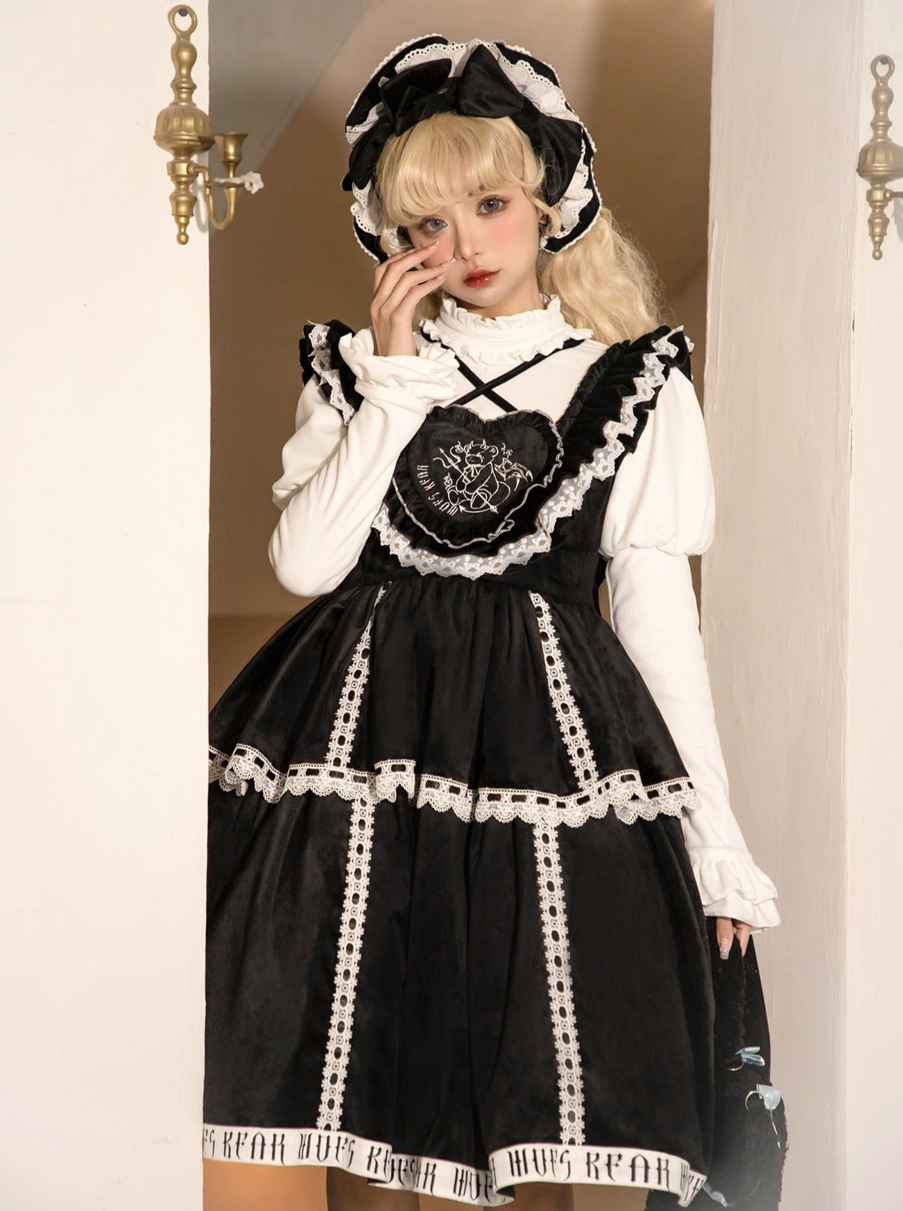 Gothic Doll Velvet Dress