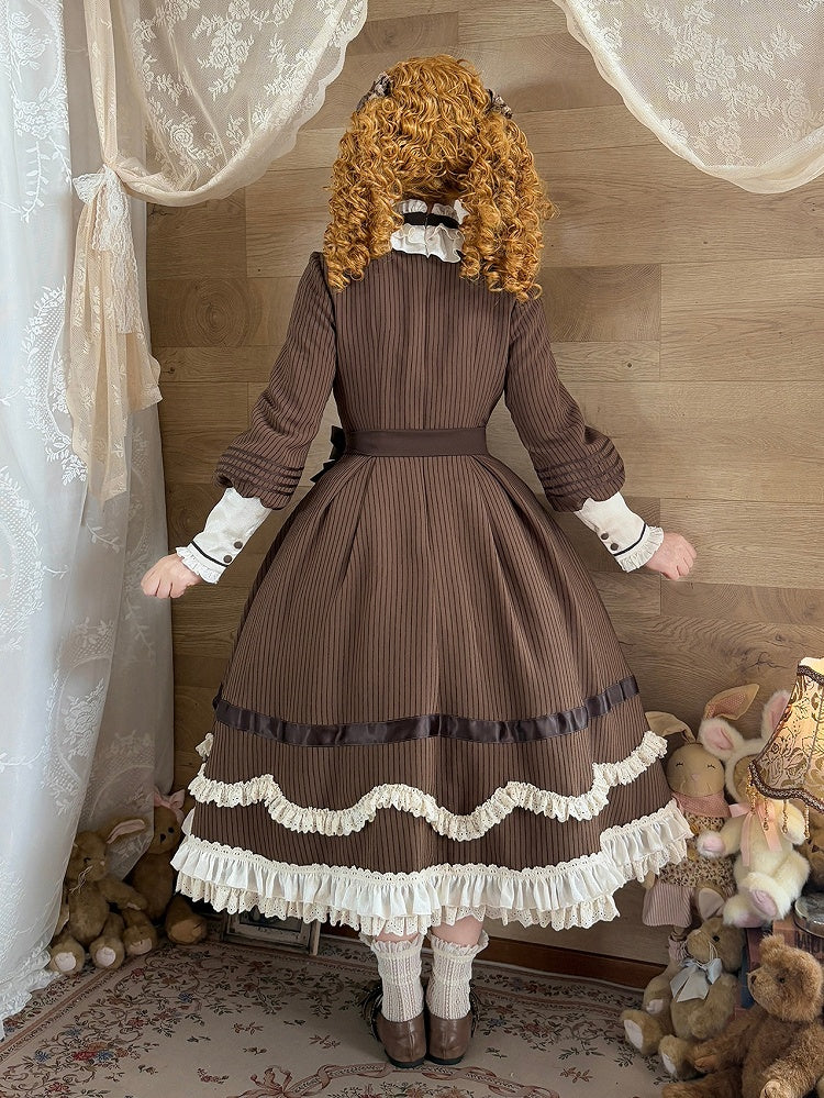 【12月23日予約締切】トワイライトレインフリルカラーロマンティックローズドレス