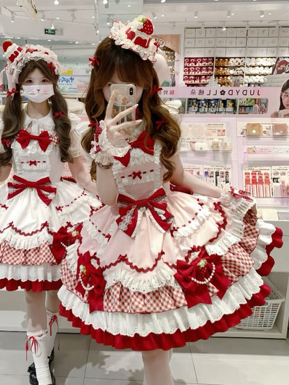 【12月19日予約締切】ベリーアンドショコラスイートロリータサスドレス