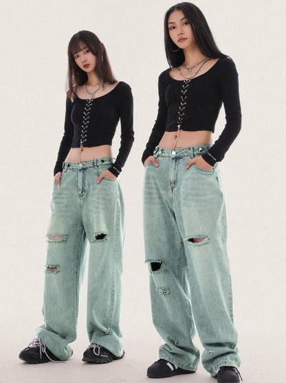 American Lame Retro Loose Pants