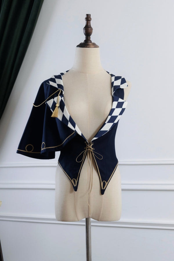 【予約商品】マジックダイヤプリンスフリルシャツ＋アシメケープベスト＋テールパンツ＋アクセサリーコンプリート