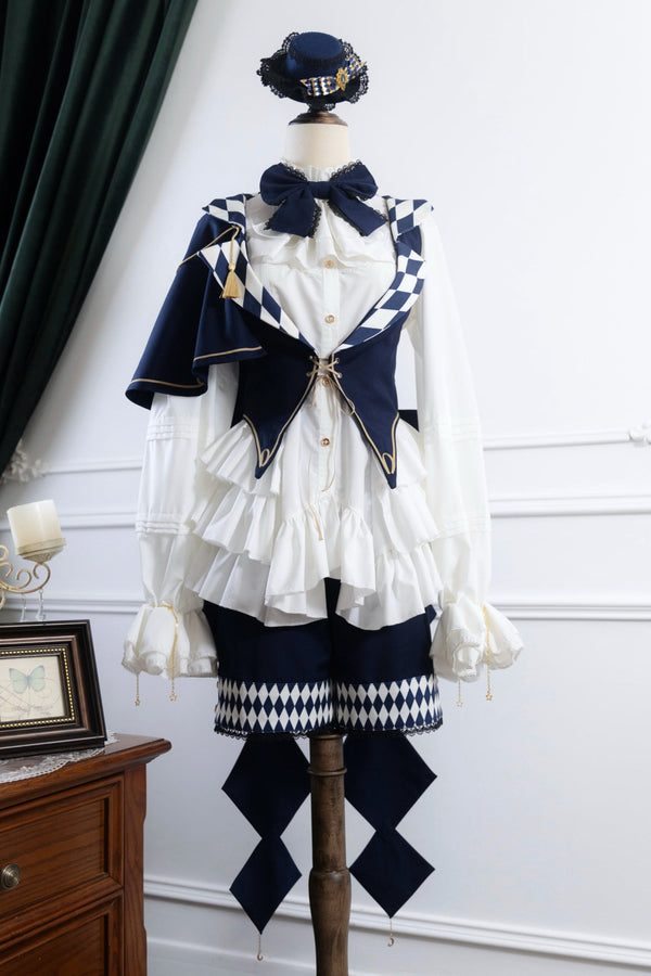 【予約商品】マジックダイヤプリンスフリルシャツ＋アシメケープベスト＋テールパンツ＋アクセサリーコンプリート