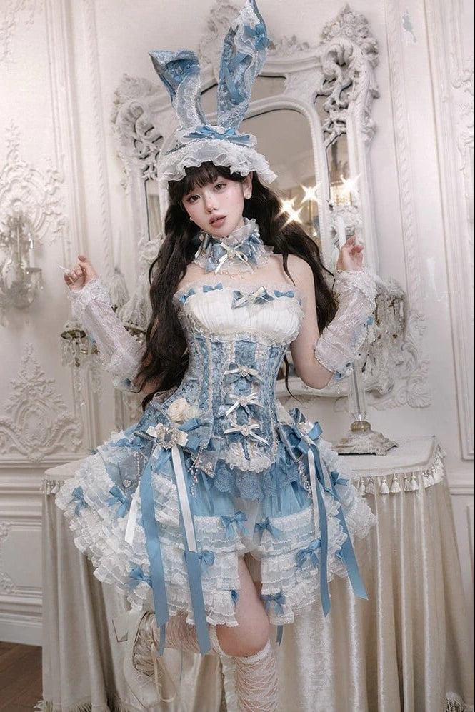 【4月8日予約締切】スウィートロリータバニーシリーズうさ耳ハット＋アクセサリー