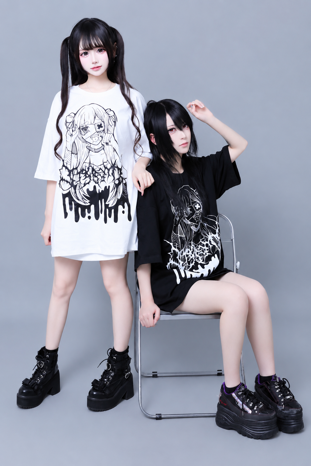 地雷サブカルプリントTシャツ