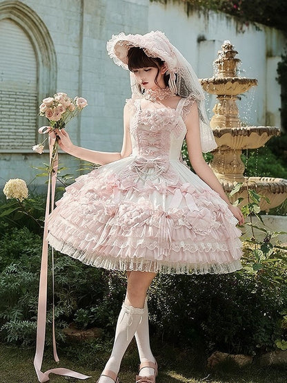 【12月26日予約締切】ピュアスイートローズファンタジーティアードロリータドレス