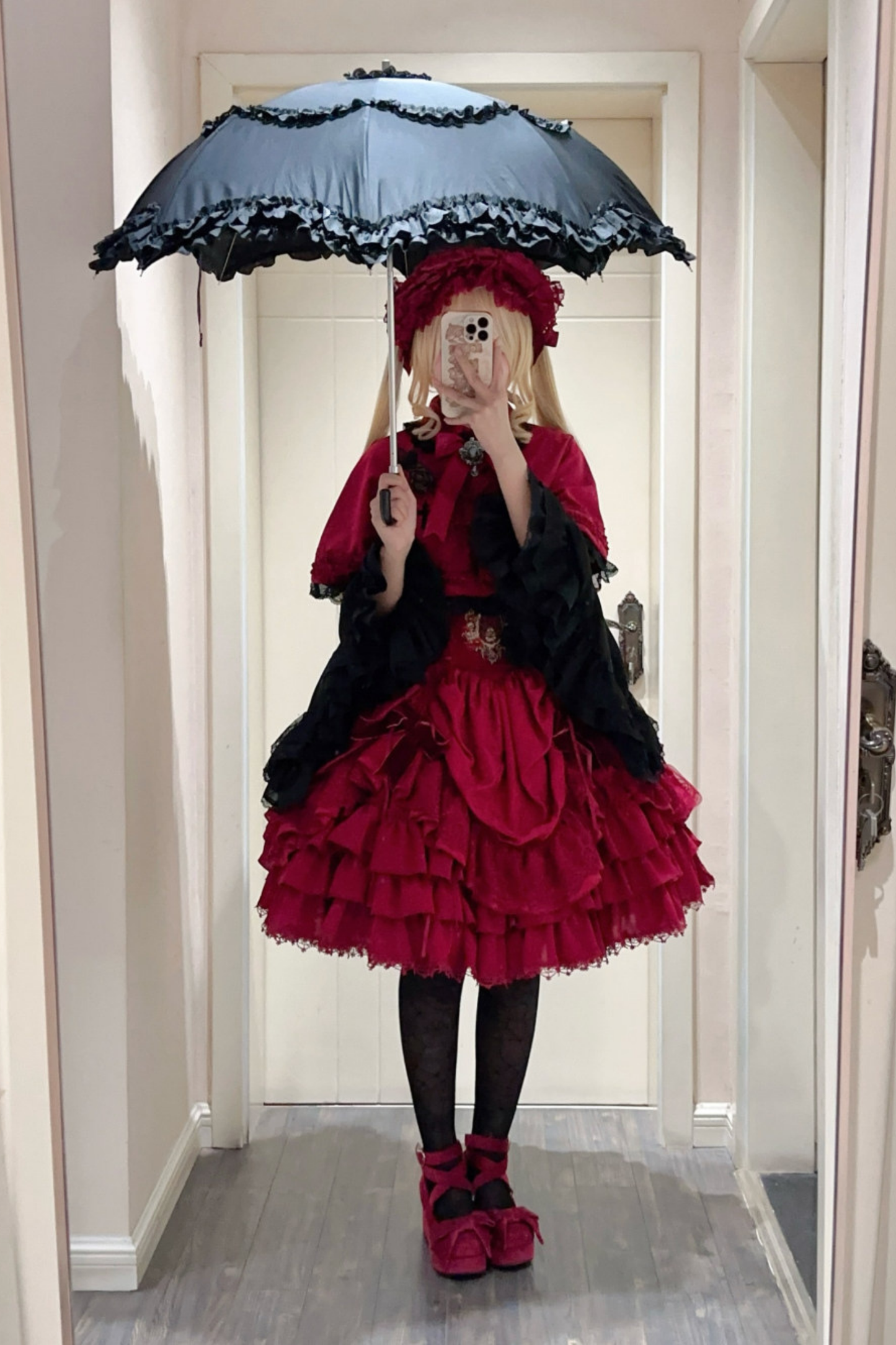 Moon River Gothic Skirt + Cape + Top + Bow