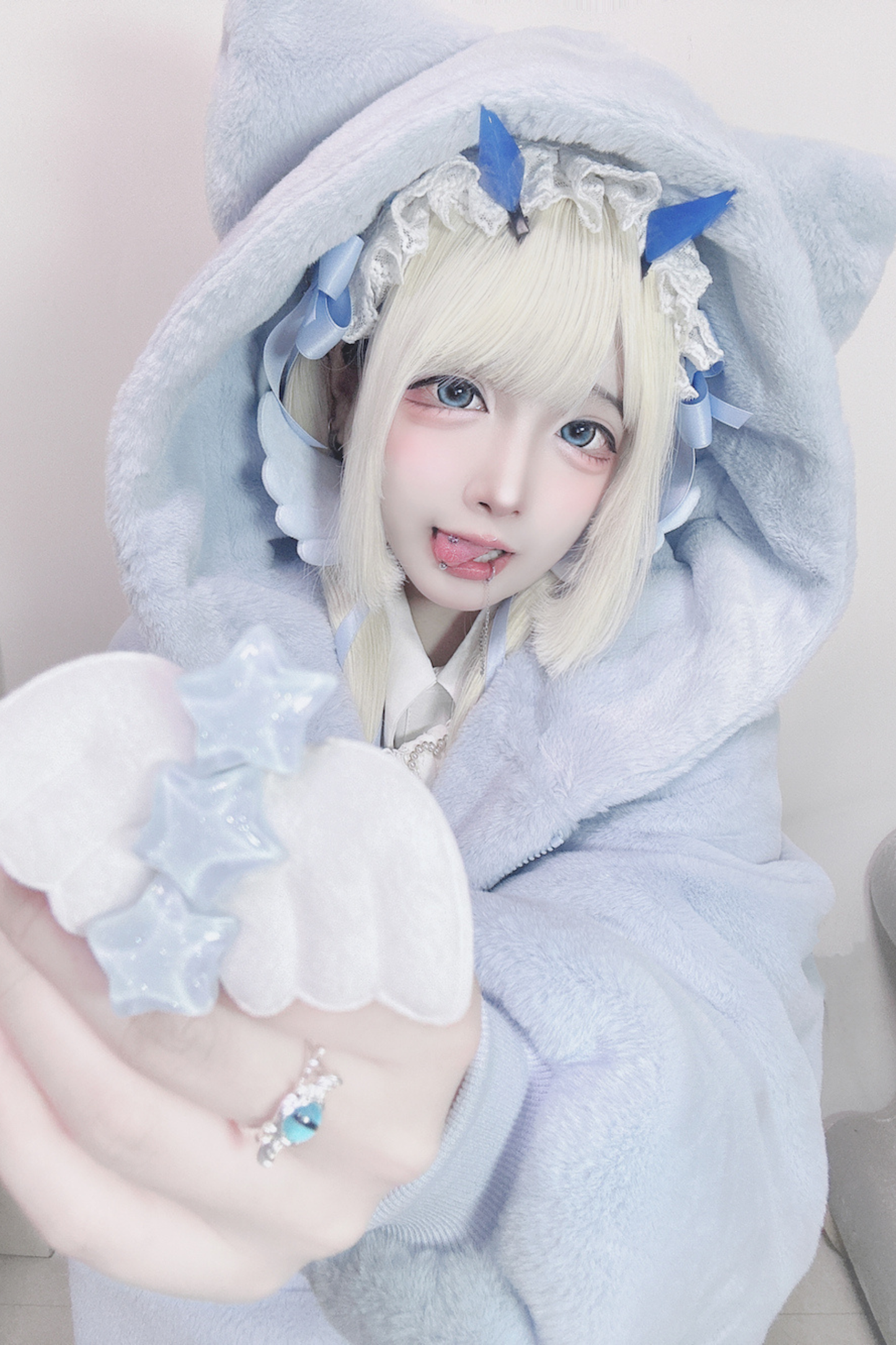 猫耳ぬいぐるみフードジャケット