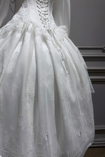 【4月19日预售截止】哥特蕾丝连衣裙+胸衣+裙子+上衣+发带+帽子+胸针