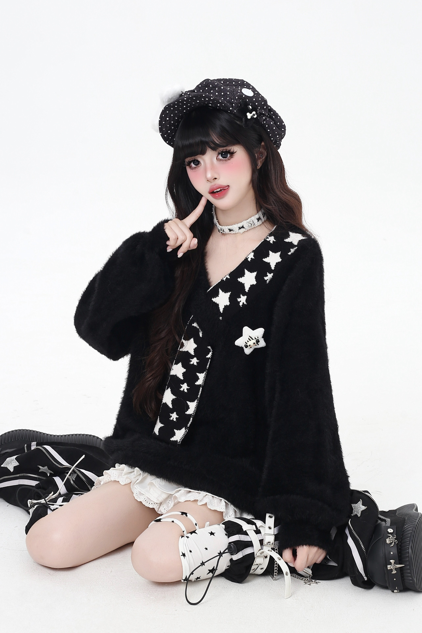 Star Design Loose Top