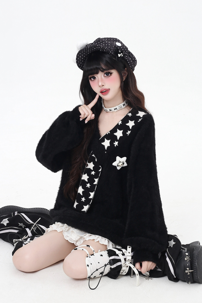 Star Design Loose Top