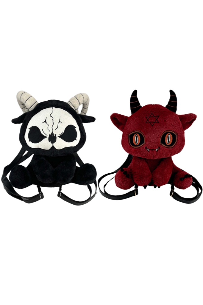 Death Black White & Red Devil Dark Punk Plashback Pack