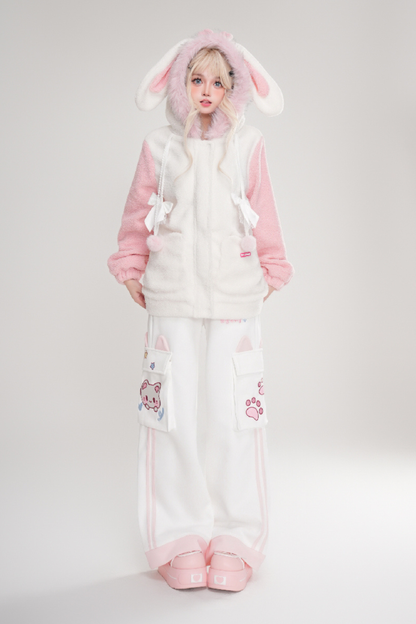 キュートキャットイヤースポーツスウェットパンツ