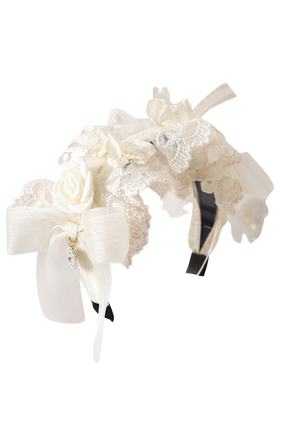 Cream Frill Lolita Accessories