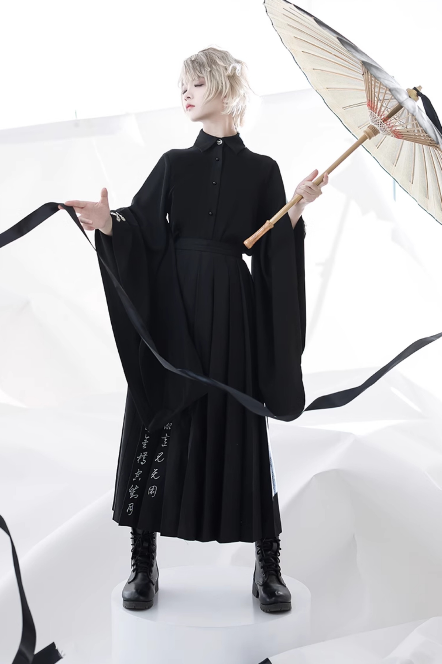 ダーク皇子ビッグスリーブブラウス