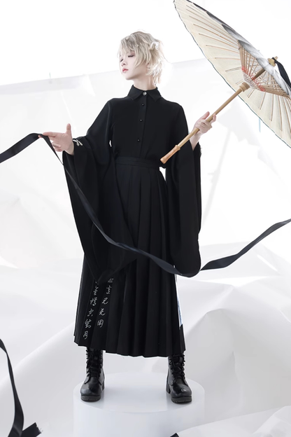 ダーク皇子ビッグスリーブブラウス