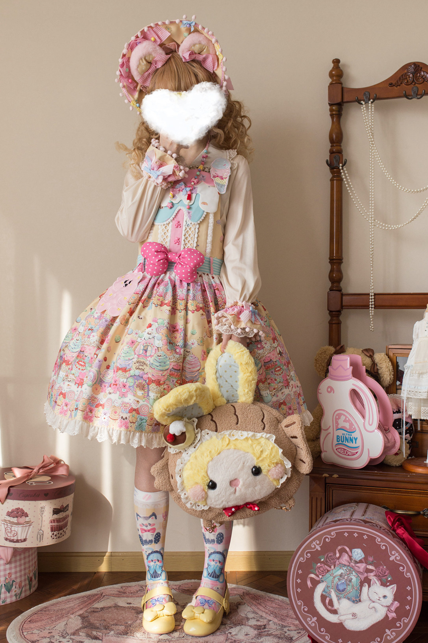 スウィートハートキャンディサスペンダースカート+ジャンパースカート