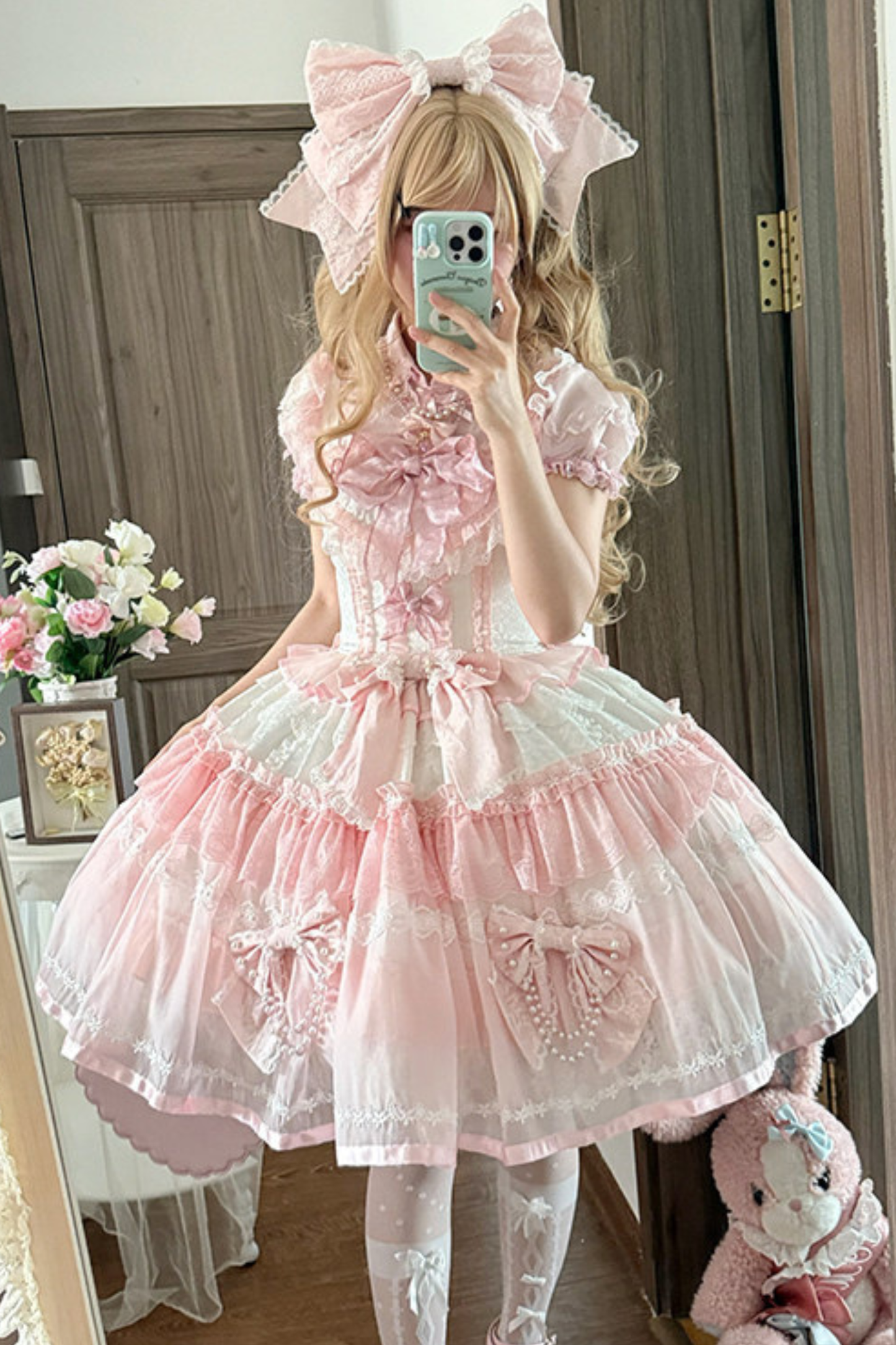 Sweet Princess Lolita Dress + Big Headband