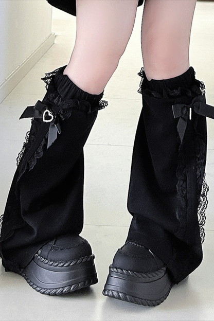 Subculture Lace Hooded Jacket + Shorts + Pants + Leg Warmers