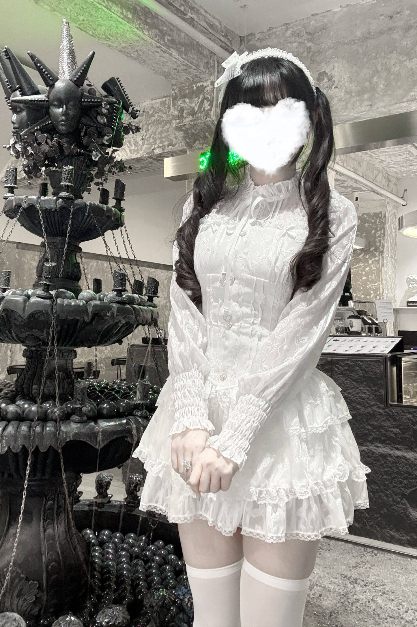 レースドレス+インナーパンツ