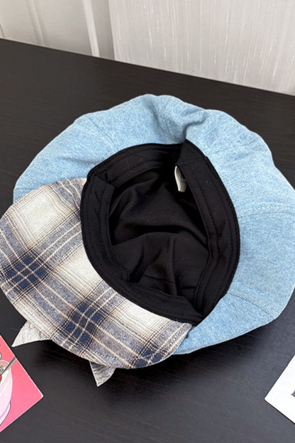 Bear Ear Plaid Beret