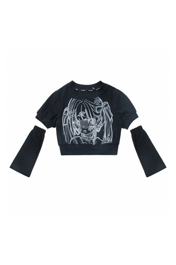 Chemise oversize Mode Dream + T-shirt court + Jupe courte