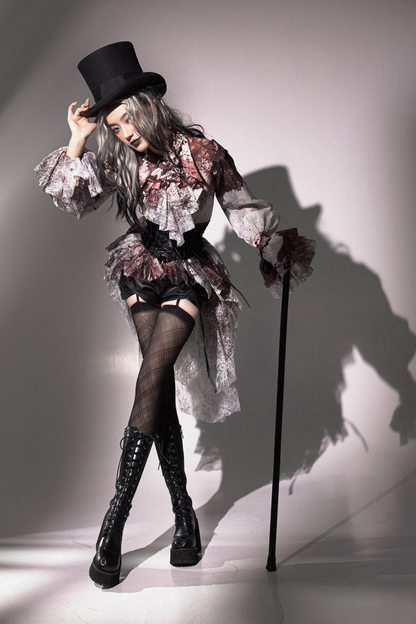 Horror Amusement Park Lace Waist Corset