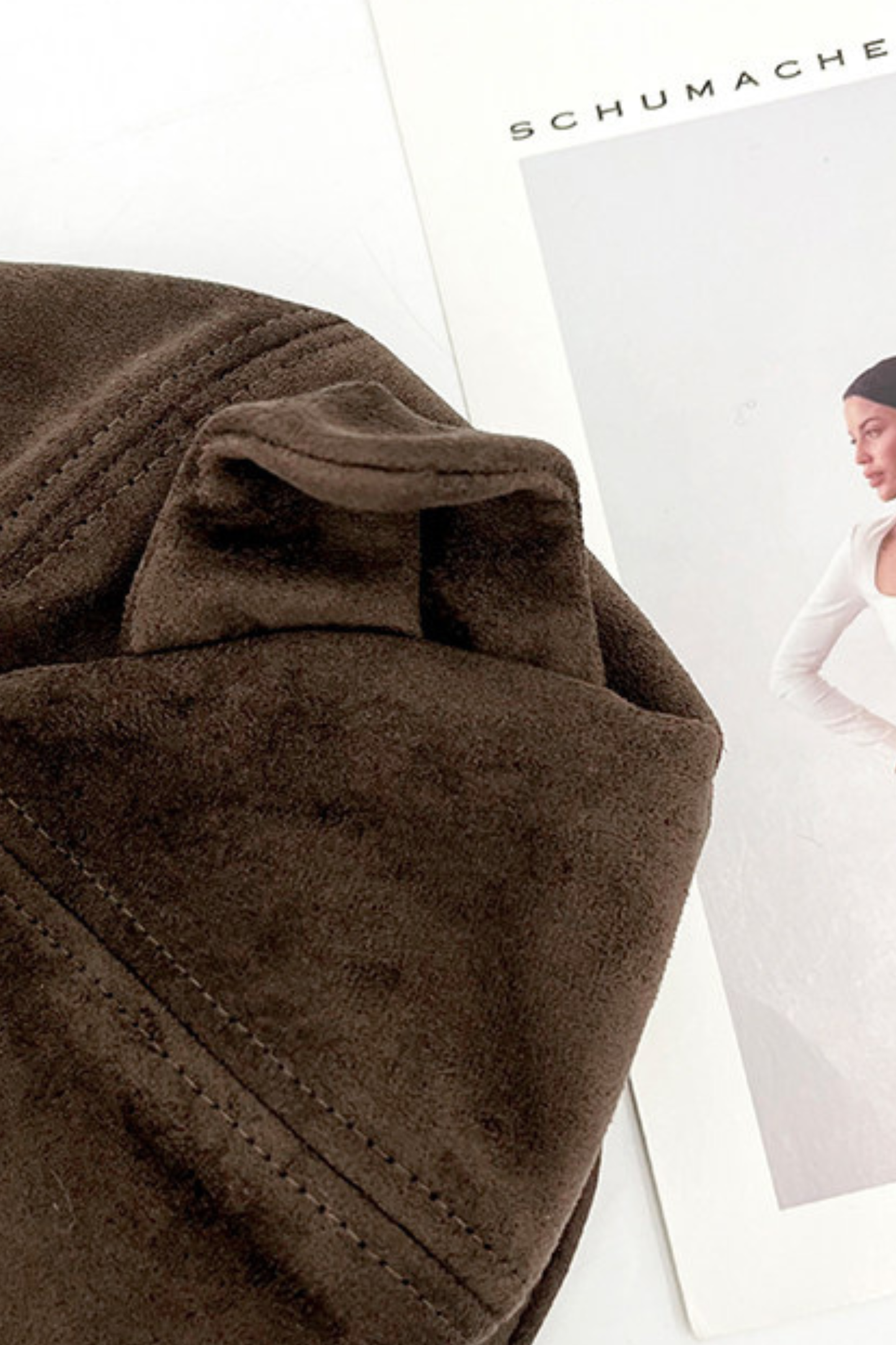 Retro Suede Cat Ear Beret