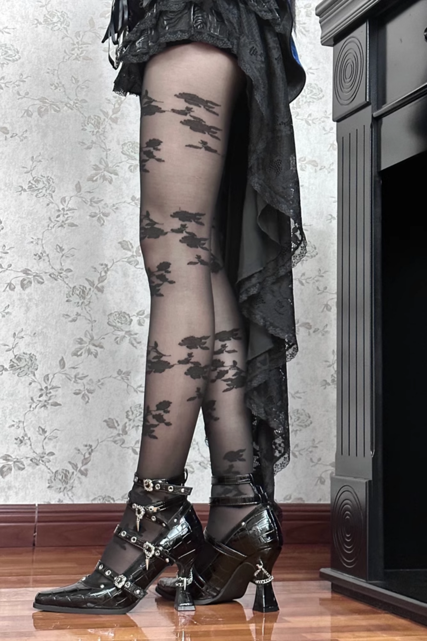 Retro Dark Subculture Gothic Heels