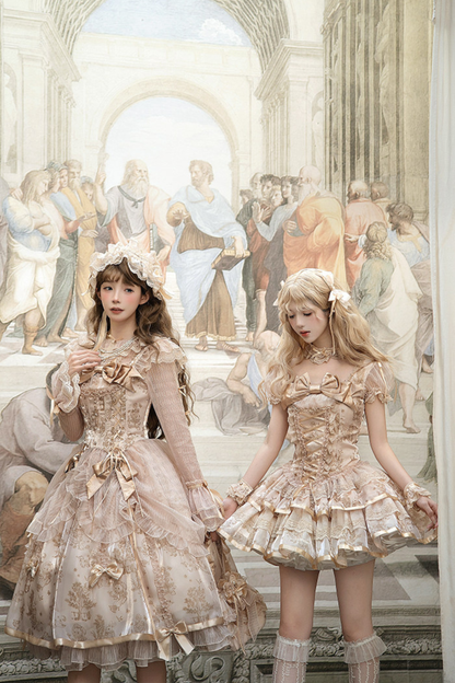 【4月3日予約締切】ギルデッドファンタジーロリータドレス+ジャンパースカート