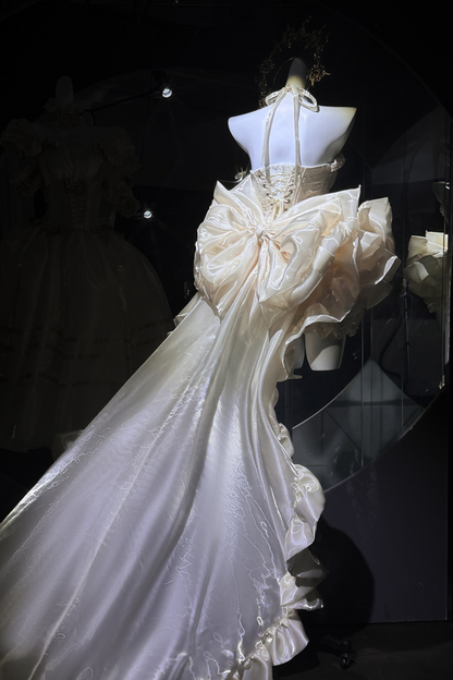 パーフェクトチューブトップ+フリルスカート+リボンテール+パニエ