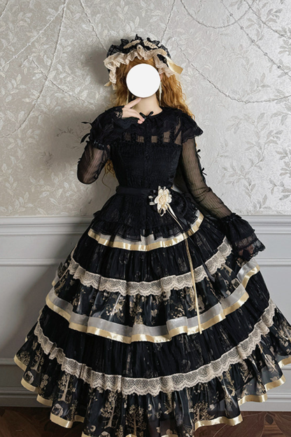[Pre-order Deadline: April 3] Fantasy Tiered Lolita Skirt