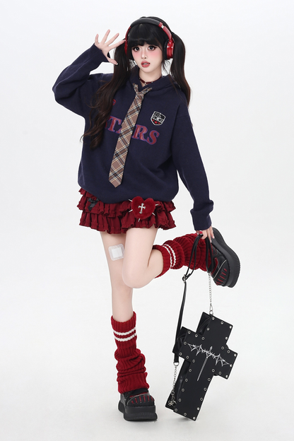 アメリカンスクールフードパーカー