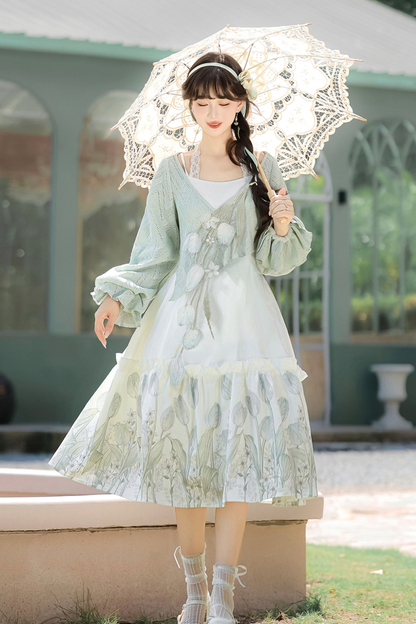 Neverless Island Slip Dress + Top