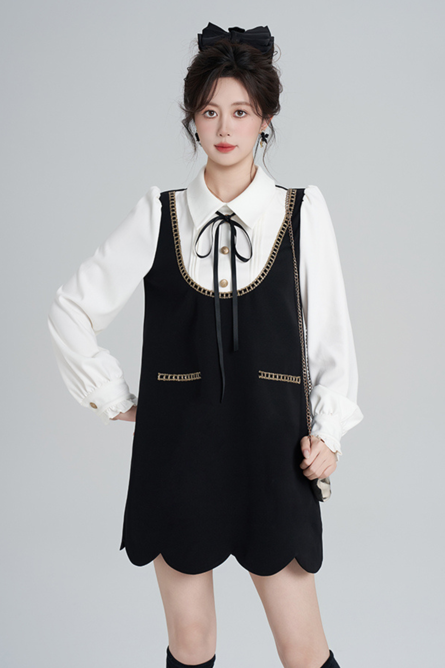 エレガントフレンチドールドレス