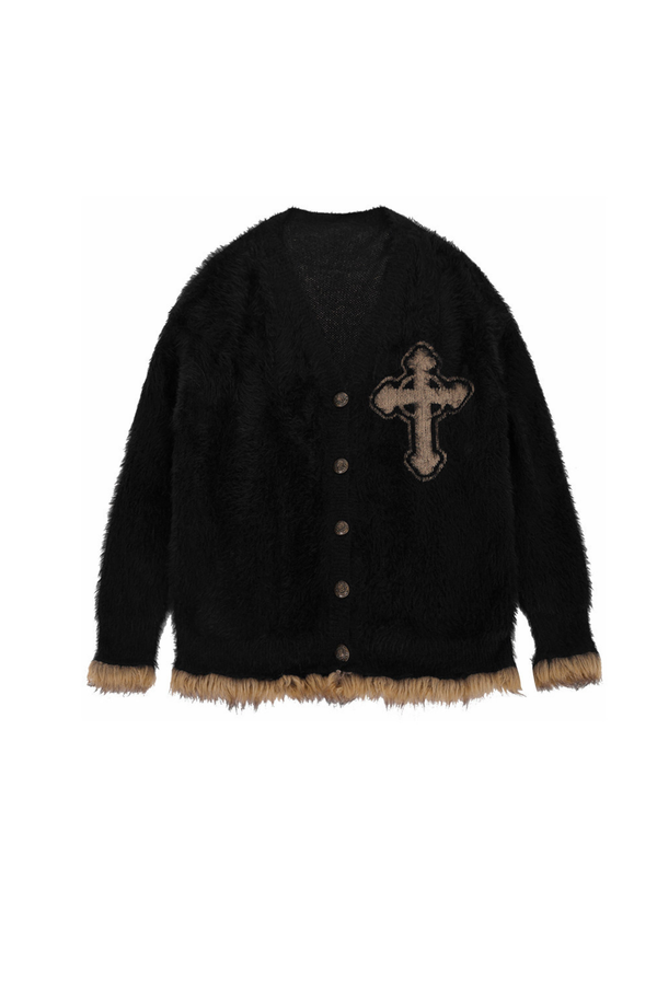 ゴシックルーズポイントクロスカーディガン