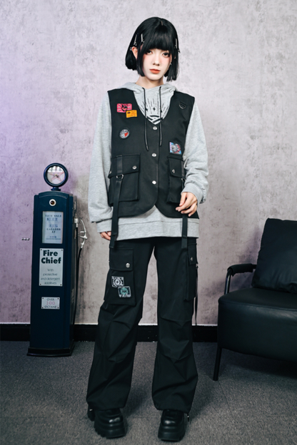 ワークウェアスタイルストリートベスト