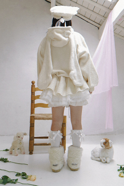 Plush Lace Angel Dress