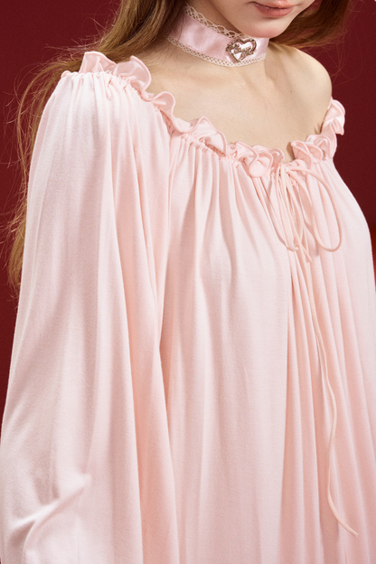 レイジーローズドレープモダールナイトドレス