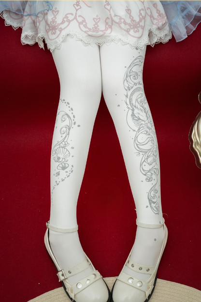 Side design china tights