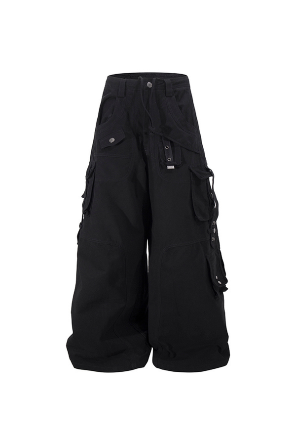 レトロロウウエストカーゴパンツ