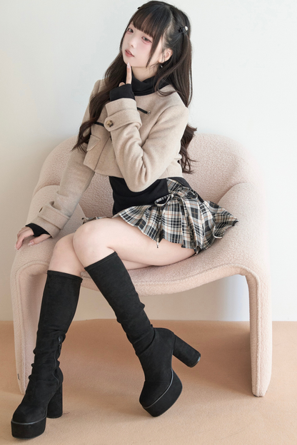 Horn Button Short Jacket